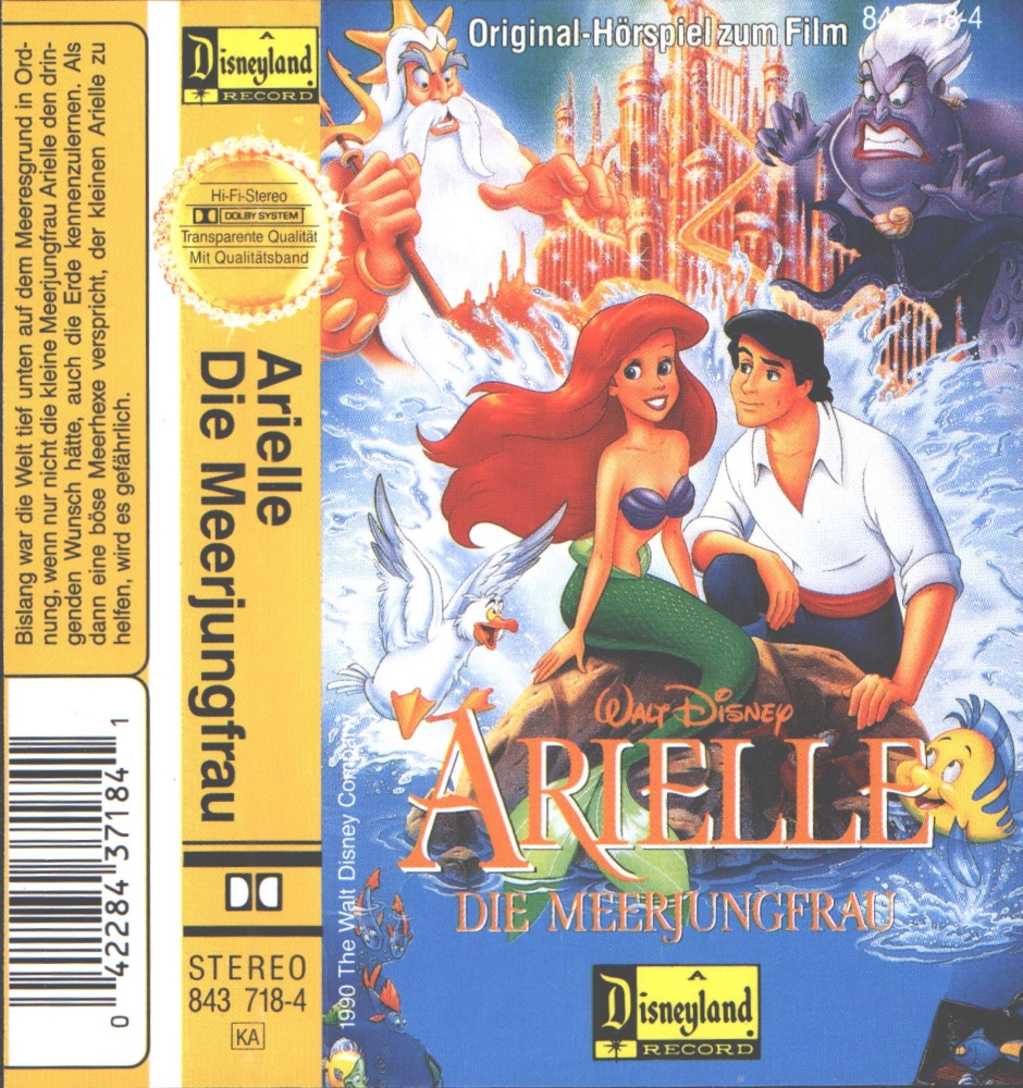 Postkarten Grusskarten Und Mehr Disney Arielle Die Meerjungfrau Mc Hoerspiel Von 1990 Gebraucht